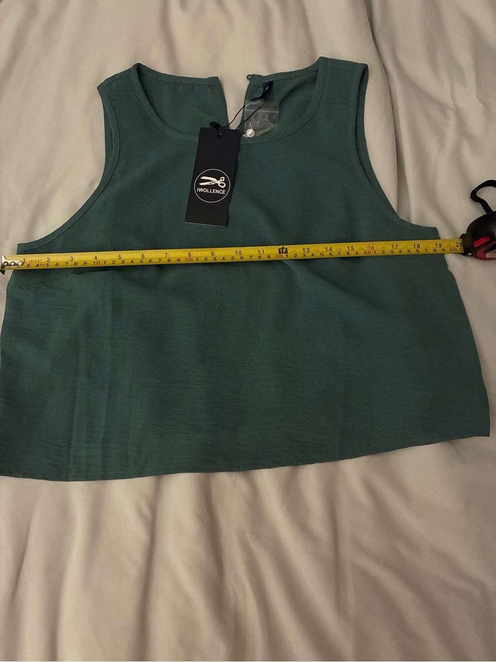 Sleeveless Wide-Leg 2 Piece in blue/green - Picture 4 of 7